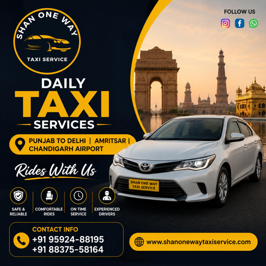 Raikot to Halwara Airport Taxi Service